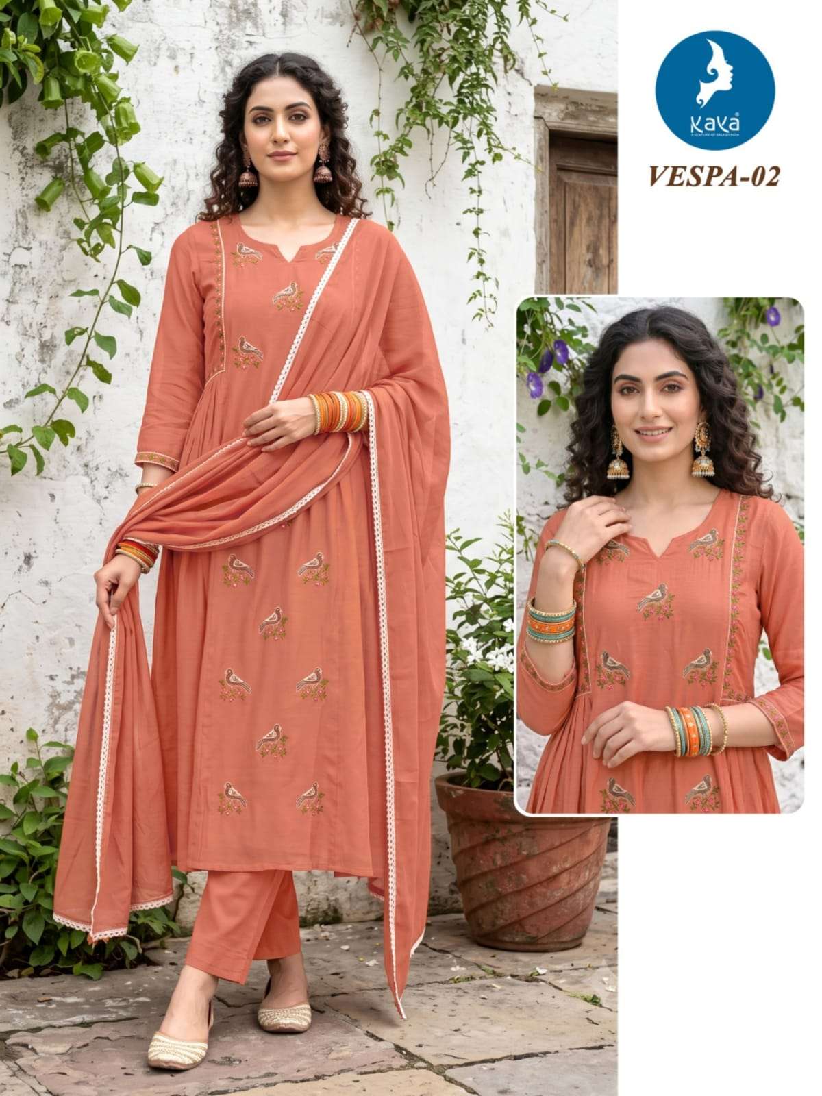 KAYA KURTI VESPA PRINTED KURTI WHOLESALER 