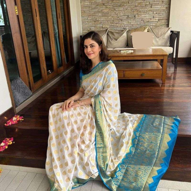 KURTI KART Aab White Rama PRINTED KURTI WHOLESALER 