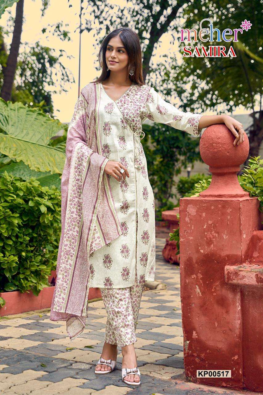 MEHER KURTI SAMIRA PRINTED KURTI WHOLESALER 