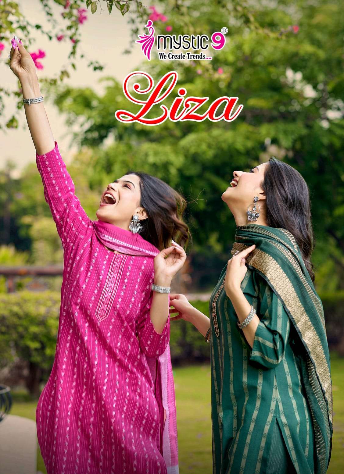 MYSTIC 9 KURTI LIZA VOL 6 PRINTED KURTI WHOLESALER 
