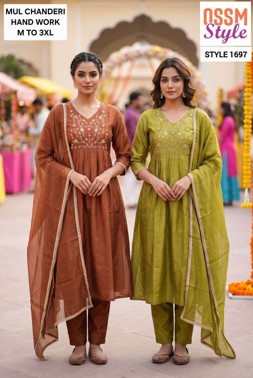 OSSM KURTI Design no 1697 PRINTED KURTI WHOLESALER 