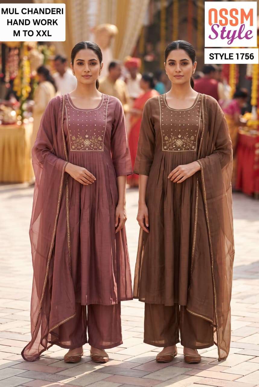 OSSM KURTI Design no 1756 PRINTED KURTI WHOLESALER 