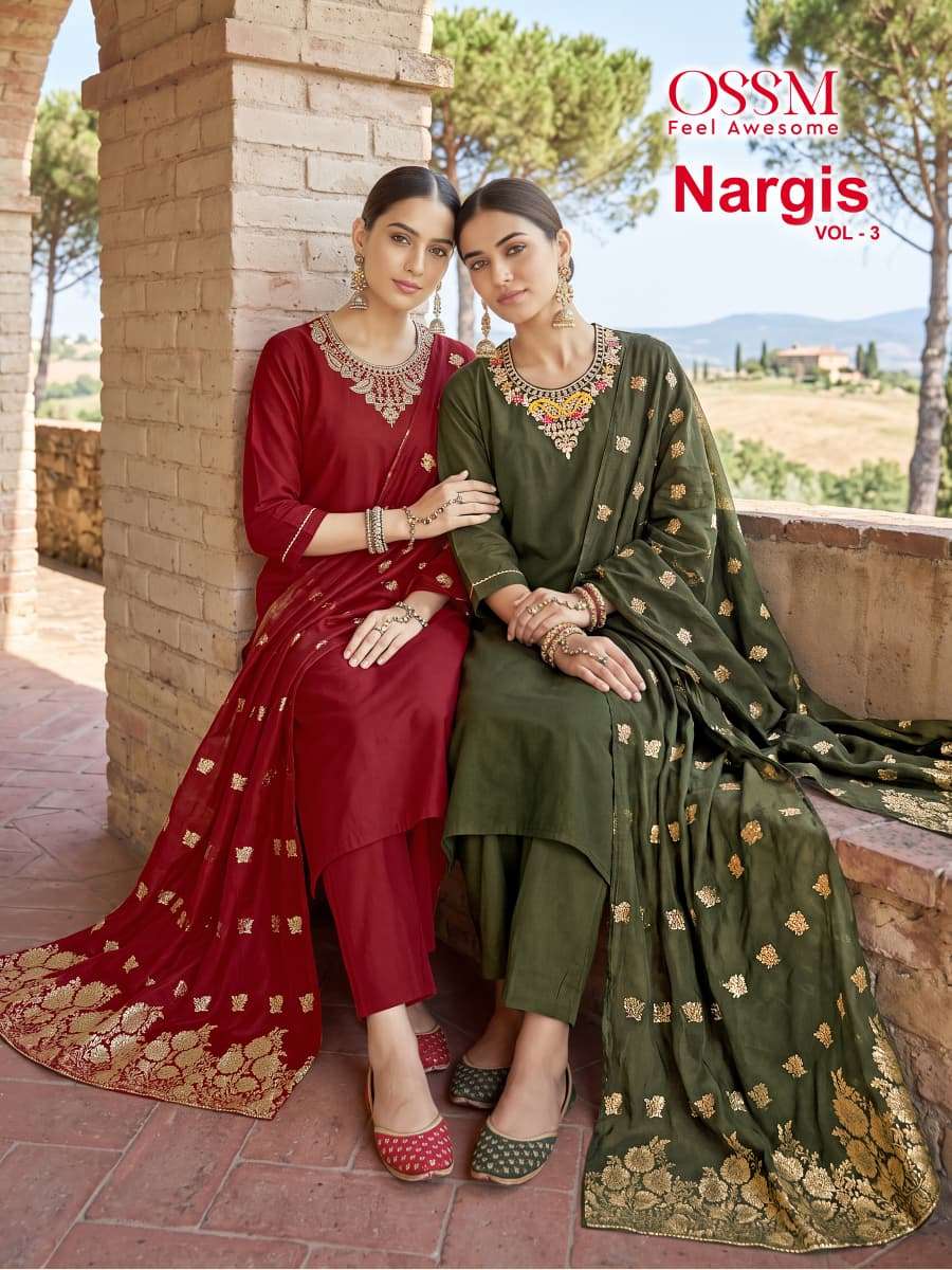 OSSM KURTI NARGIS VOL 03 PRINTED KURTI WHOLESALER 