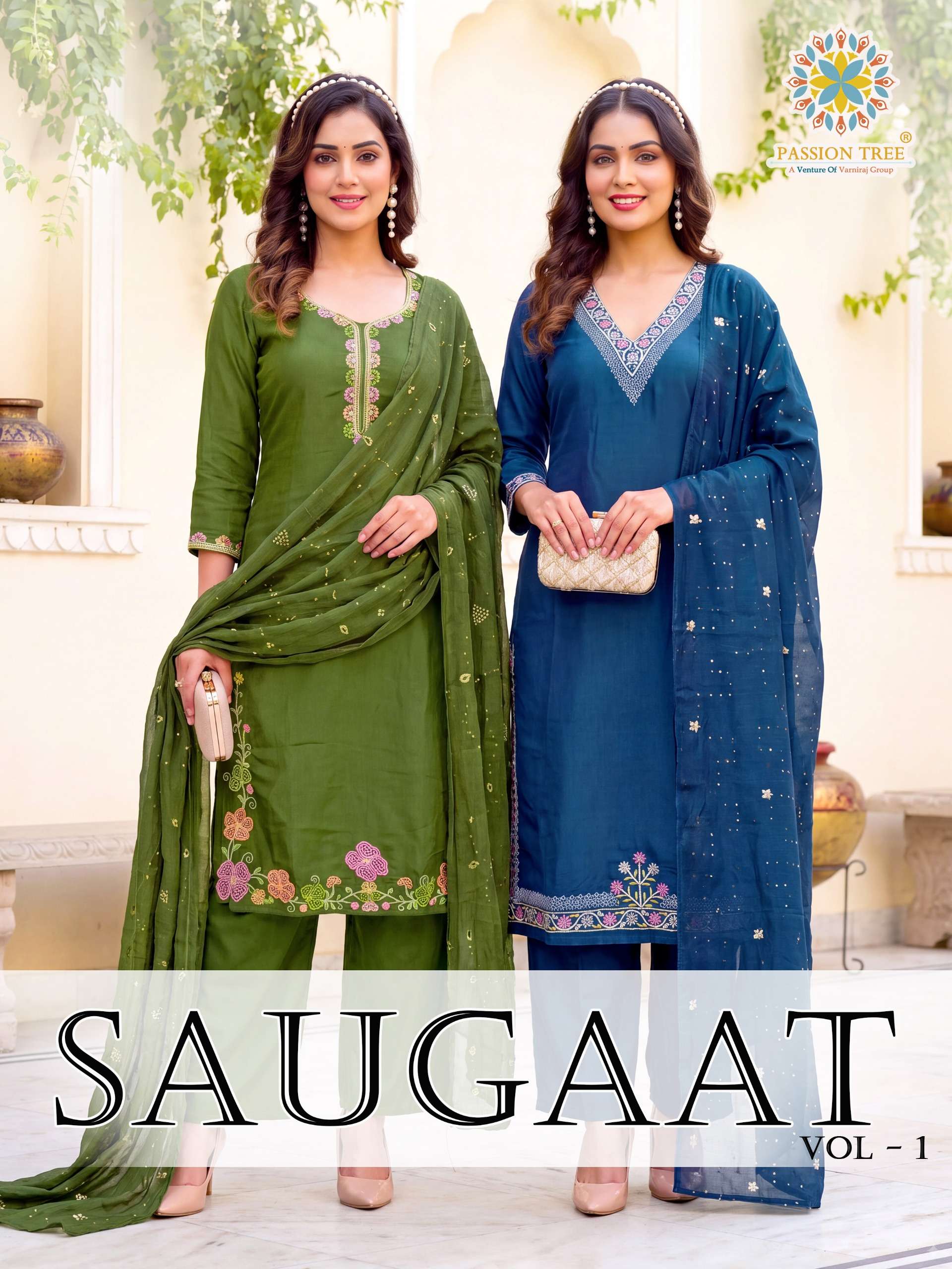PASSION TREE SAUGAAT VOL-1 PRINTED KURTI WHOLESALER 