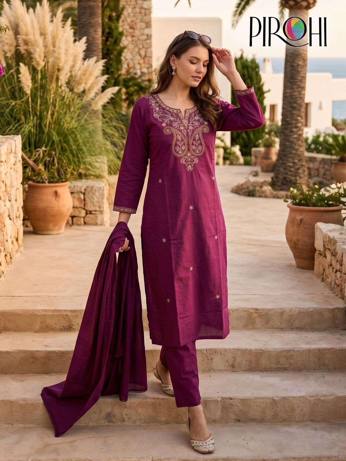 PIROHI KURTI FROOTI PRINTED KURTI WHOLESALER 