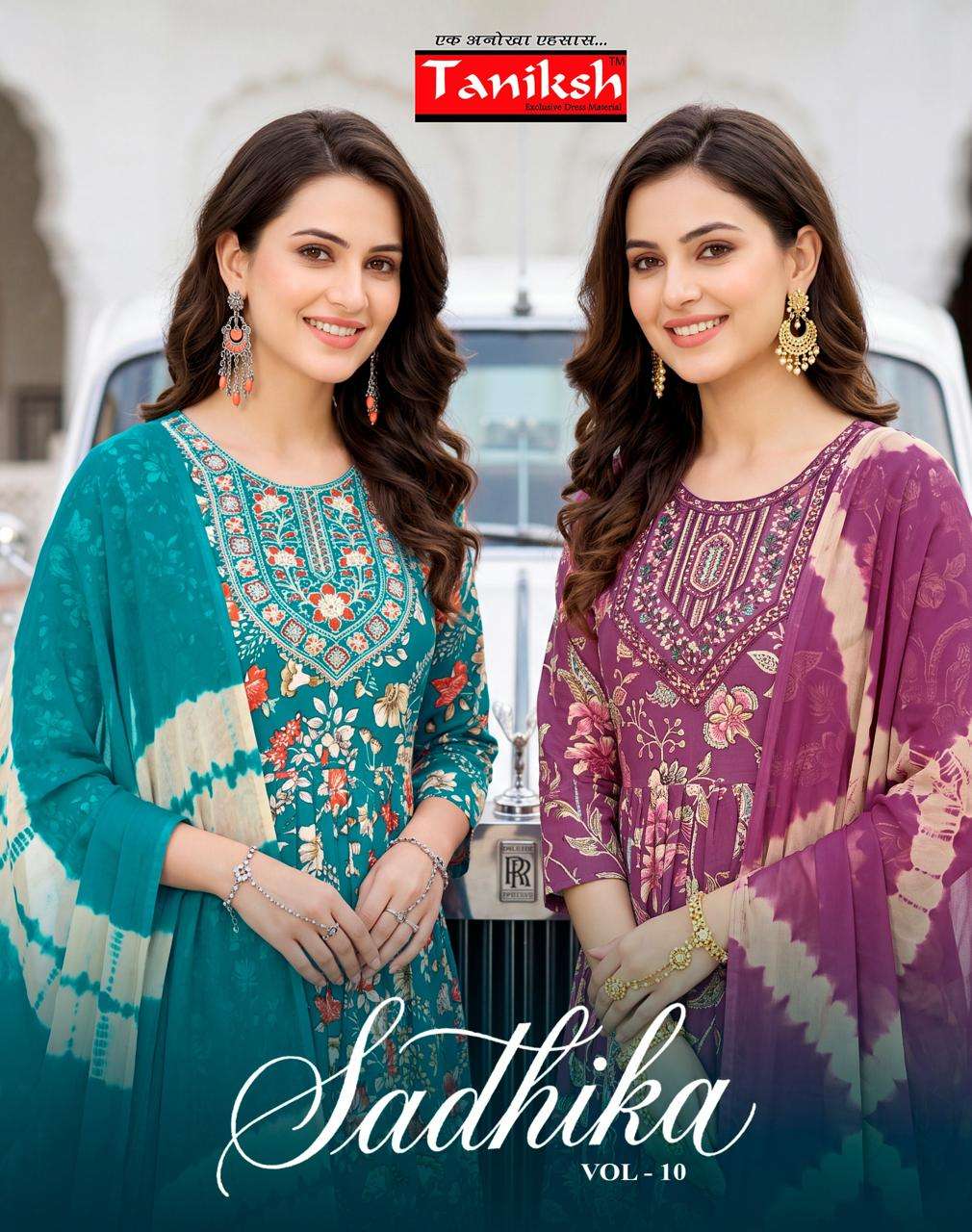 TANIKSH KURTI SADHIKA VOL 10  PRINTED KURTI WHOLESALER 