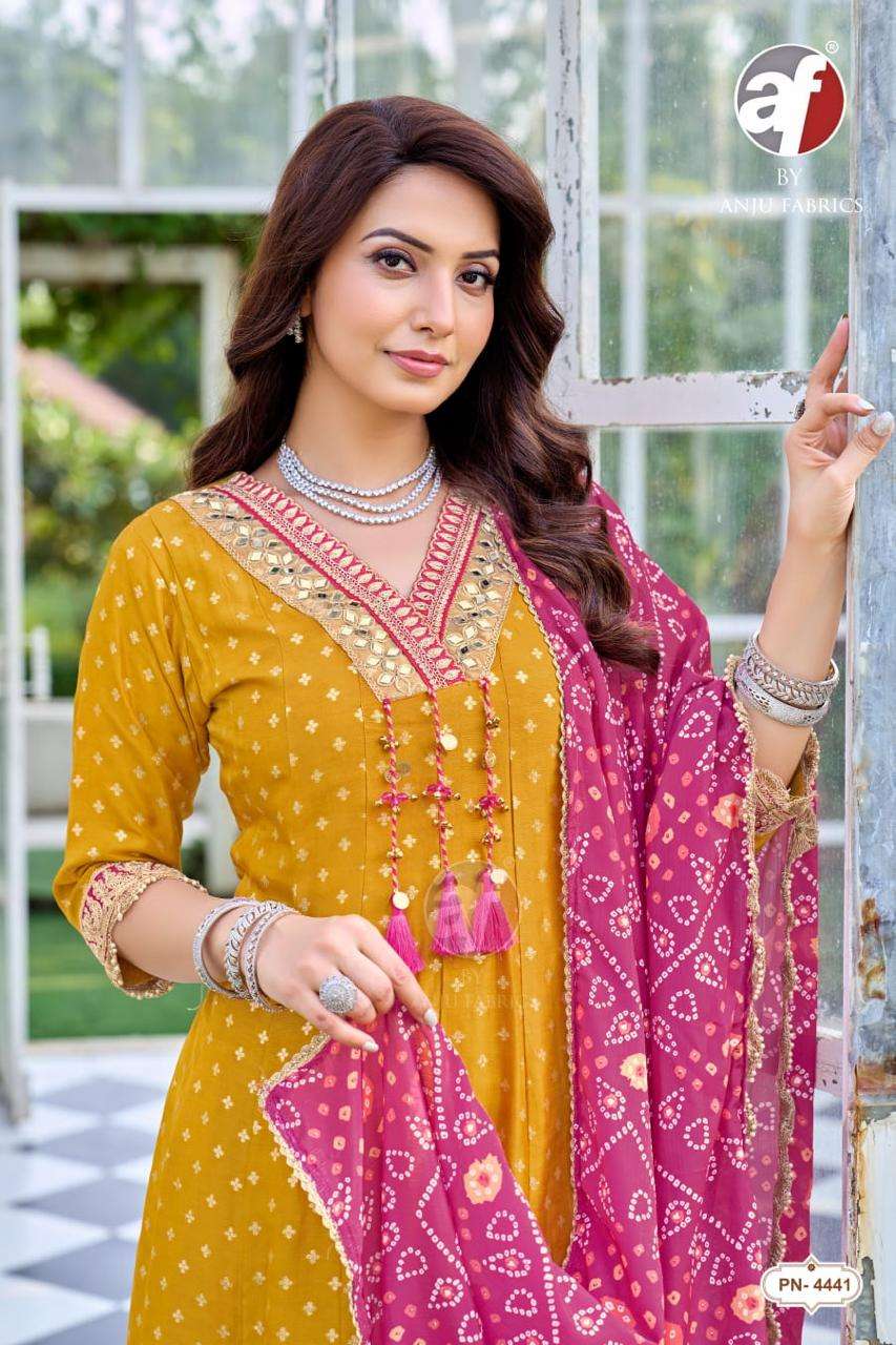 AF KURTI D.NO PN 4443 PRINTED KURTI WHOLESALER 