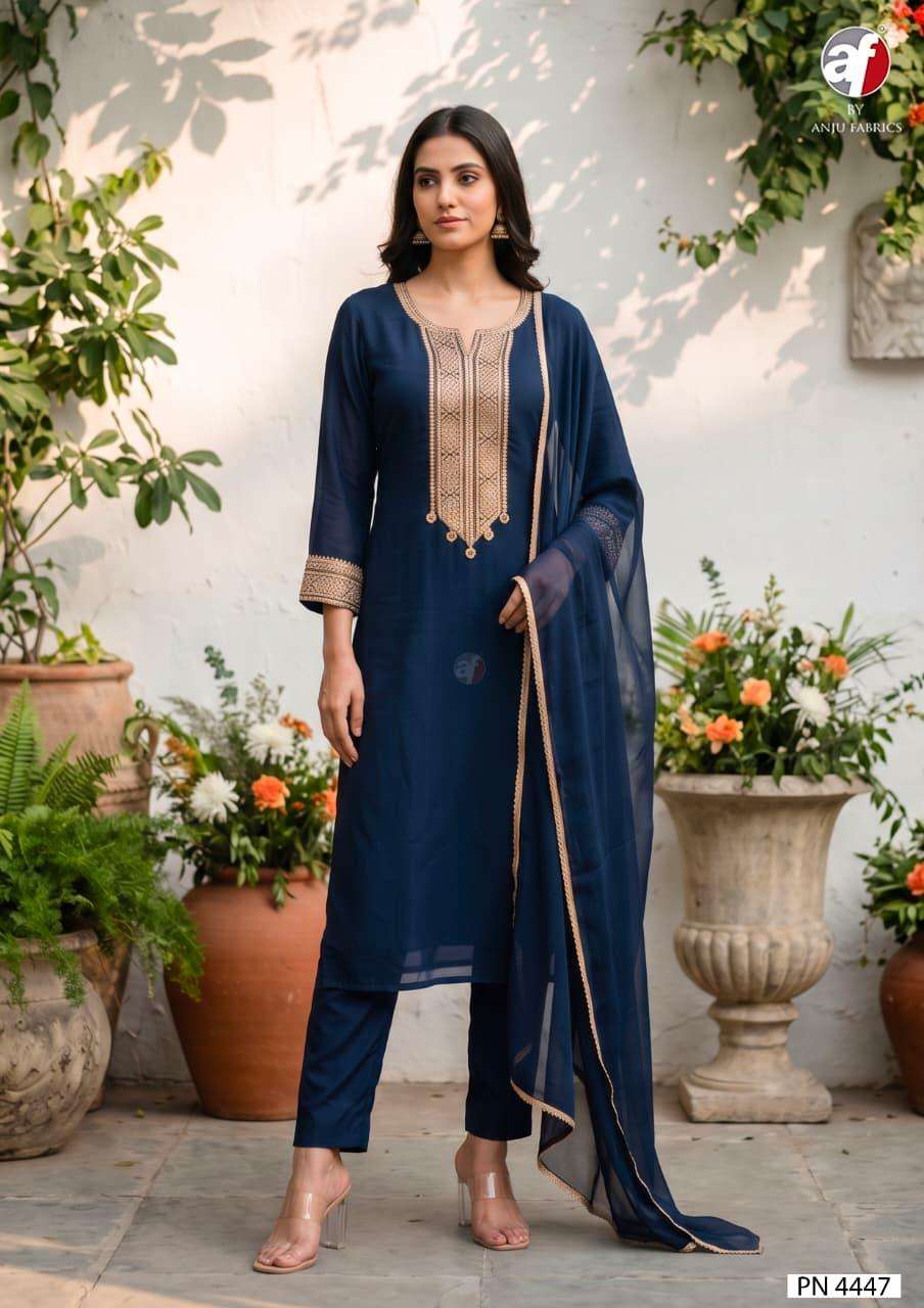 AF KURTI D.NO PN 4448 PRINTED KURTI WHOLESALER 