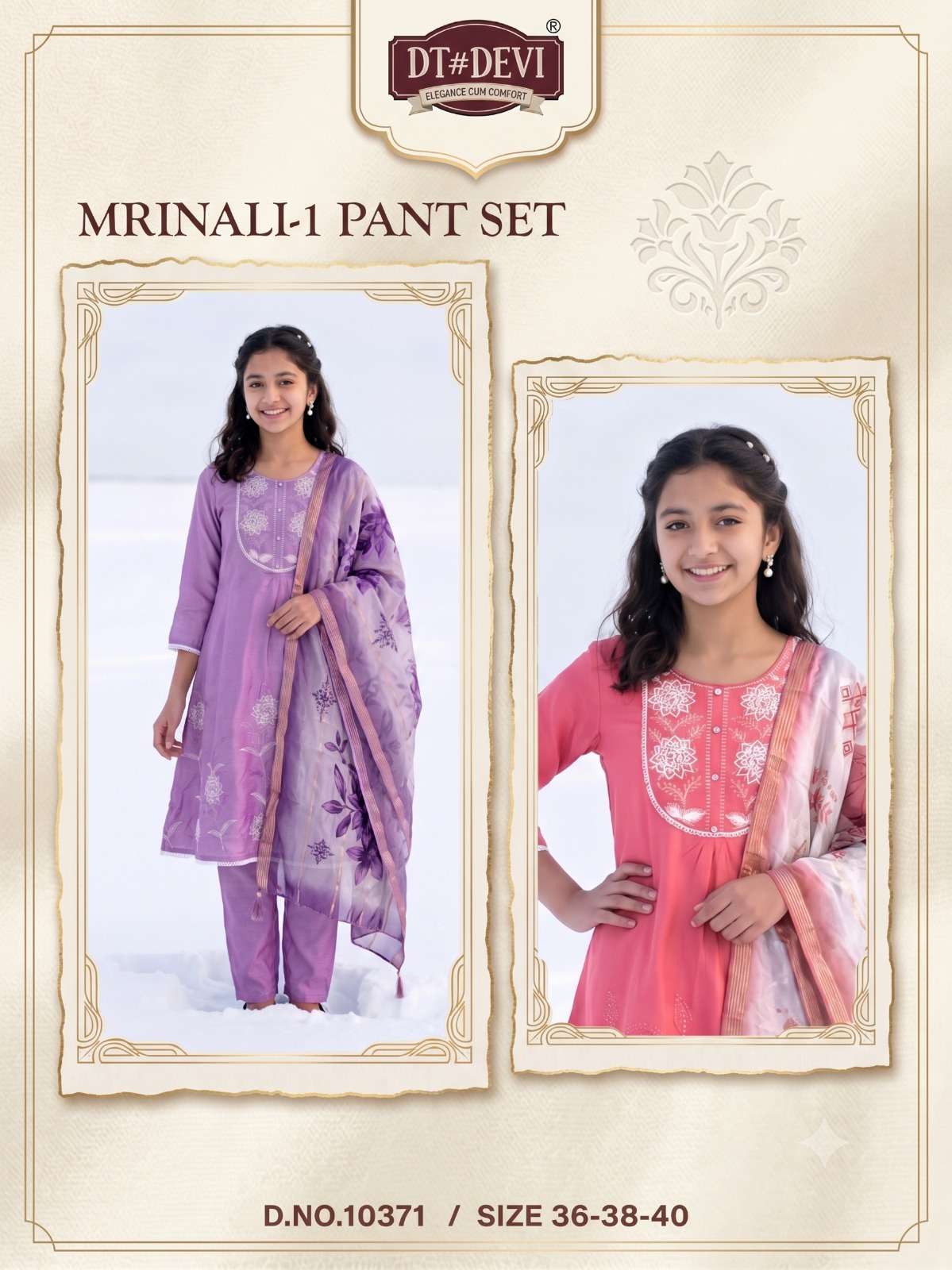 DT DEVI KURTI D.NO 10371 PRINTED KURTI WHOLESALER 