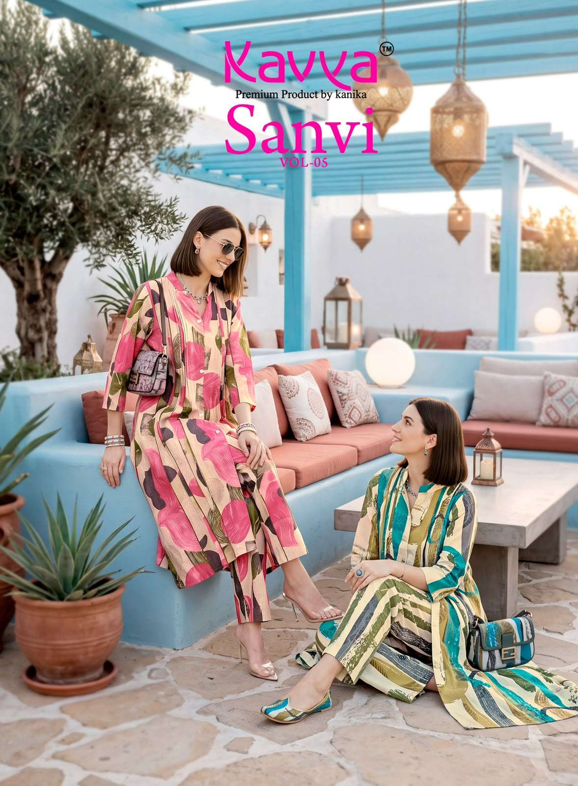 KAVYA KURTI SANVI Vol 5 PRINTED KURTI WHOLESALER 