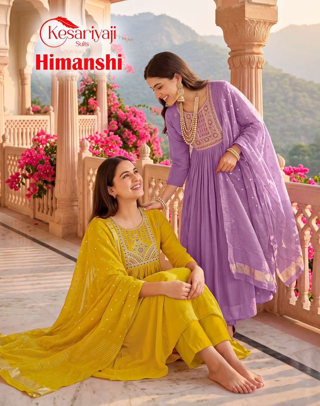 KESHRIYAJI KURTI HIMANSHI VOL 1 PRINTED KURTI WHOLESALER 