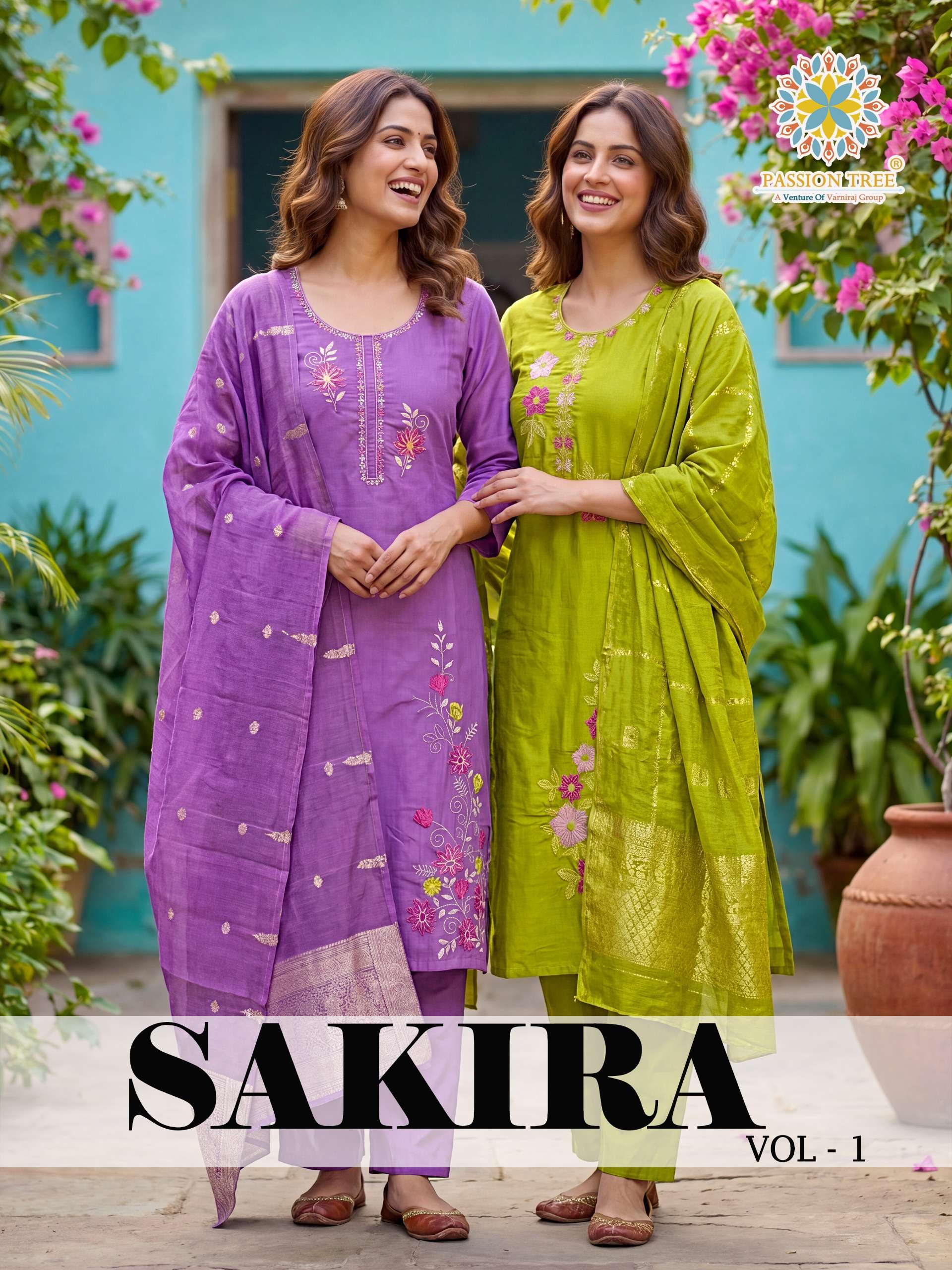 PASSION TREE SAKIRA VOL-1  PRINTED KURTI WHOLESALER 