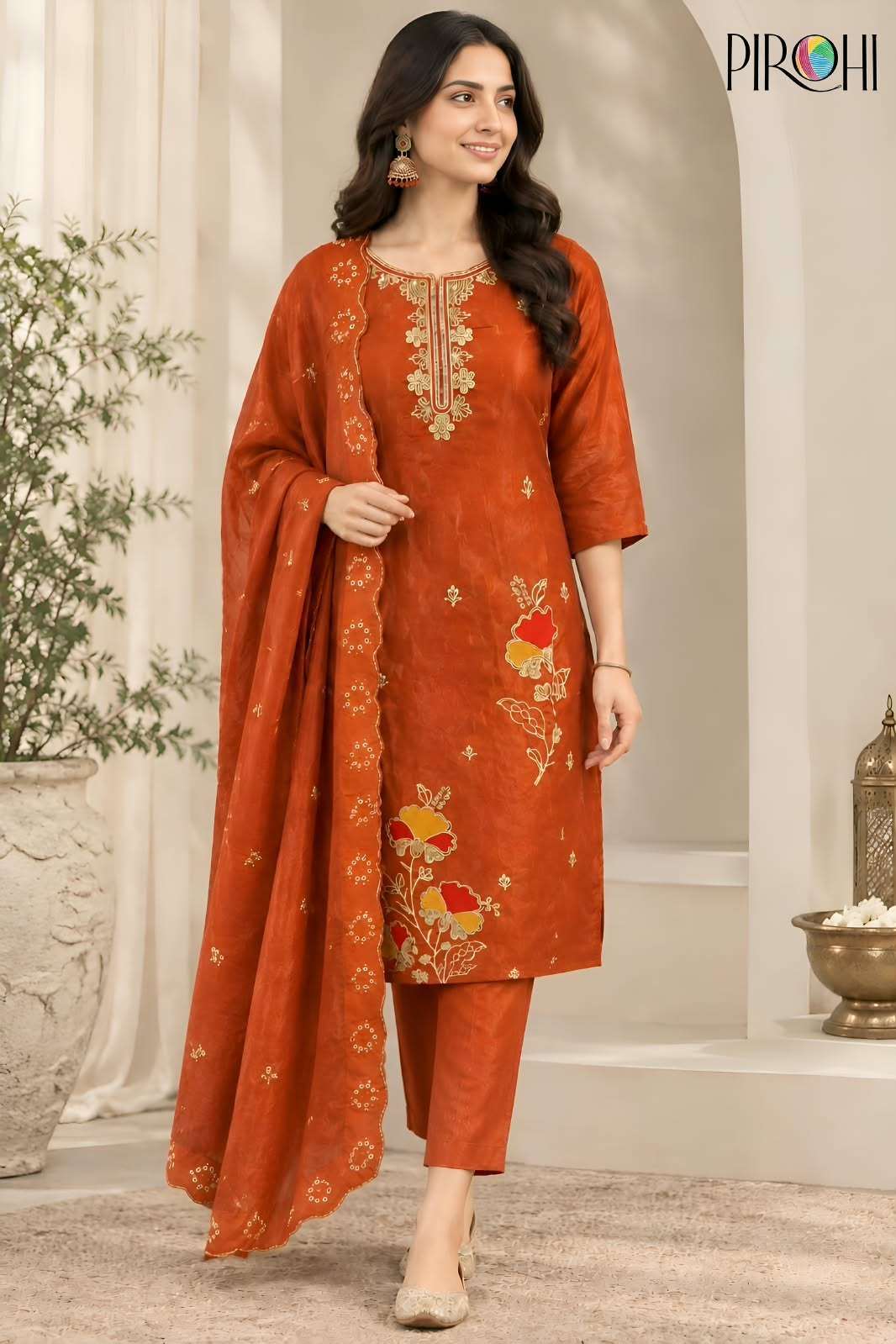 PIROHI KURTI ROMA PRINTED KURTI WHOLESALER 