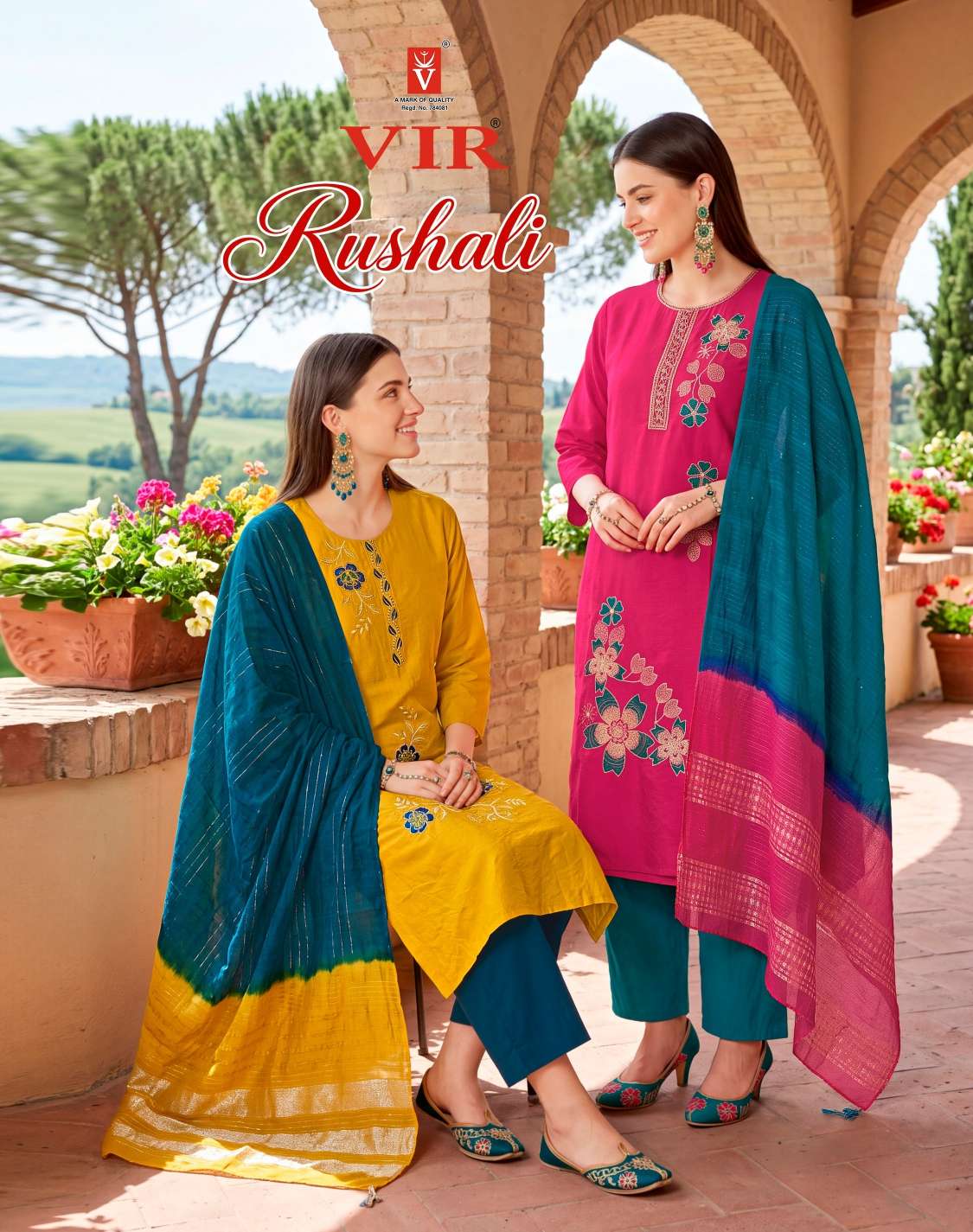 VIR KURTI RUSHALO VOL 1 PRINTED KURTI WHOLESALER 