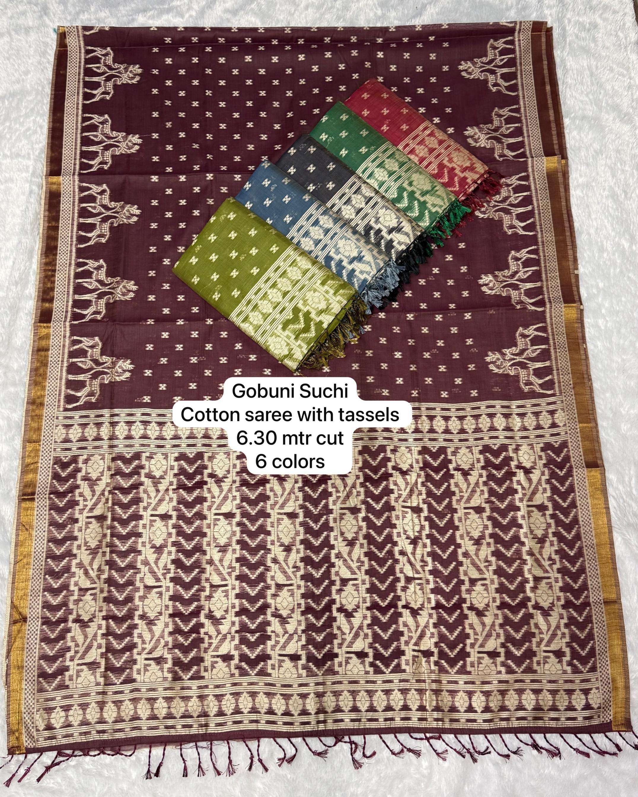 suchi-by-gobuni-premium-cotton-elegant-style-saree-with-tassels-0-2026-07-14_12_36_12