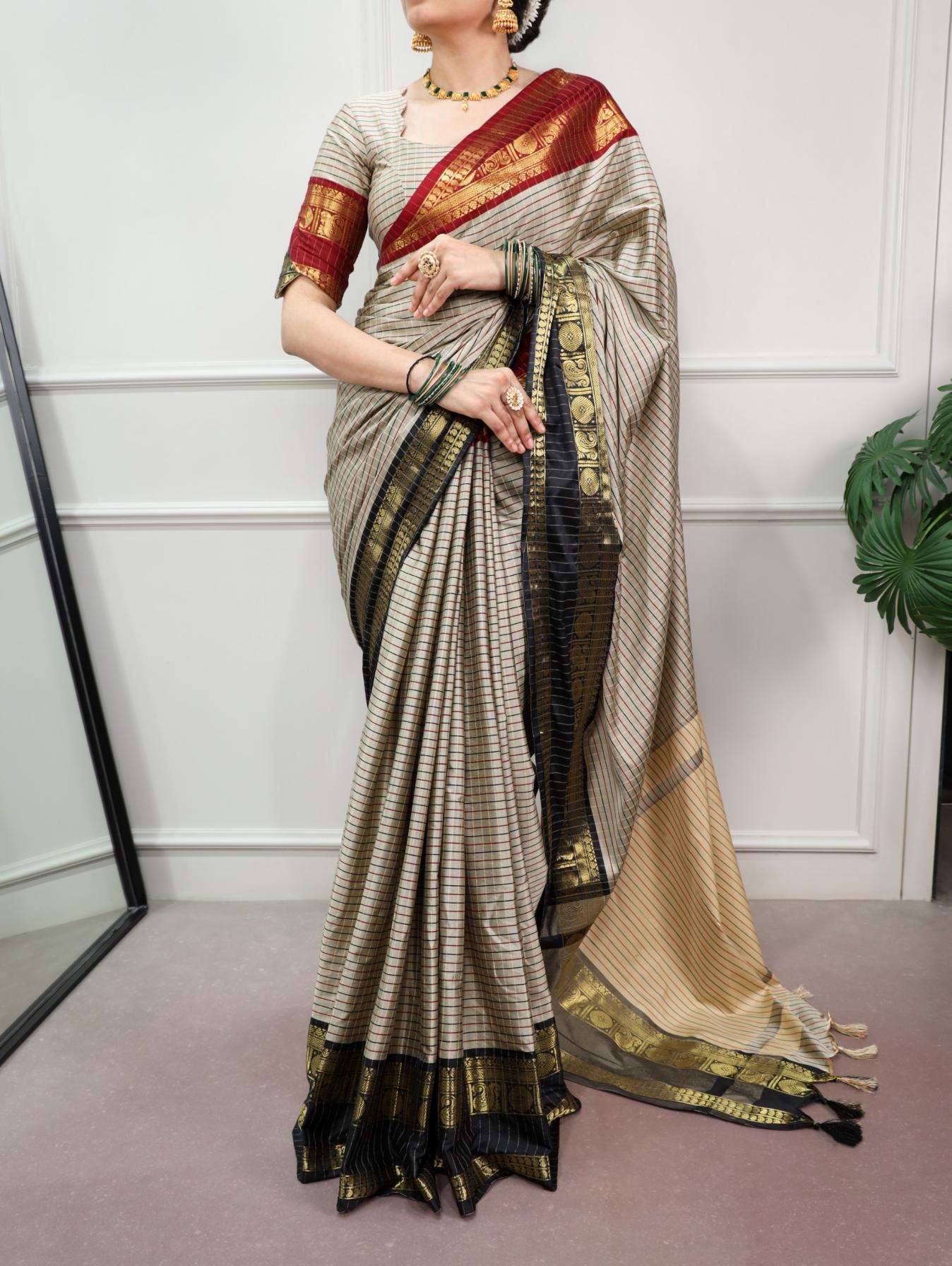 ynf7411-silk-sophisticated-checks-pattern-festive-wear-traditional-saree-0-2026-07-24_17_48_58